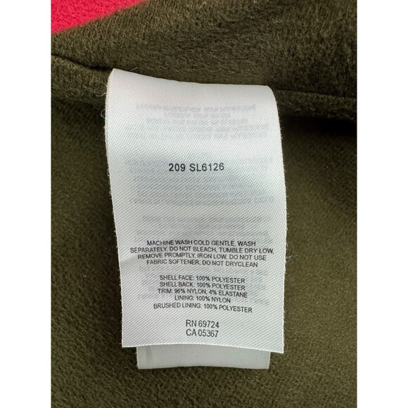 Columbia Titanium Softshell Fleece Lined Packable Women's Coat Size M Red Olive - Picture 11 of 14